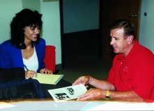 Mike Yager buying CERV 1 from K.D. James at the NCM in June 1997